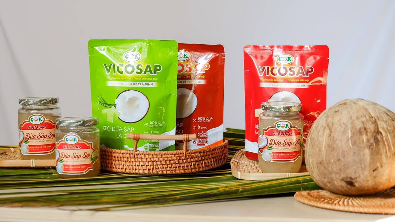 Vicosap Đại lý phân phối đặc sản Trà Vinh Hello Cần Thơ 