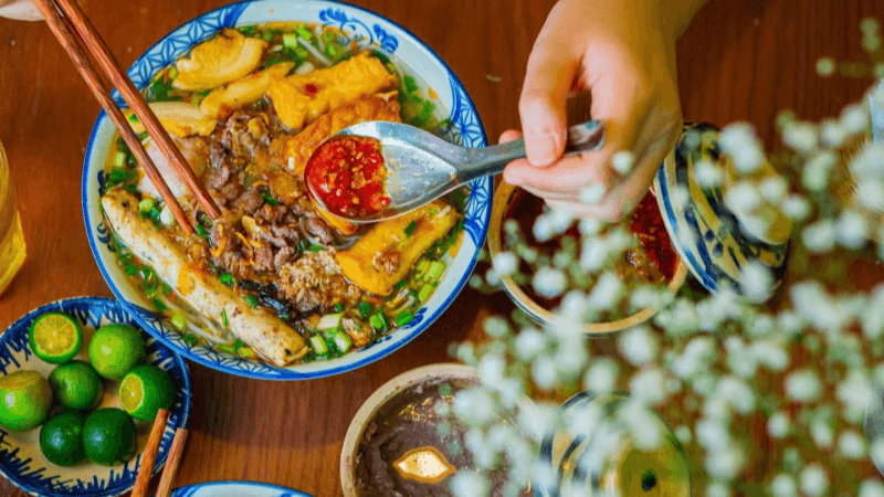 Bún riêu ngon Cần Thơ